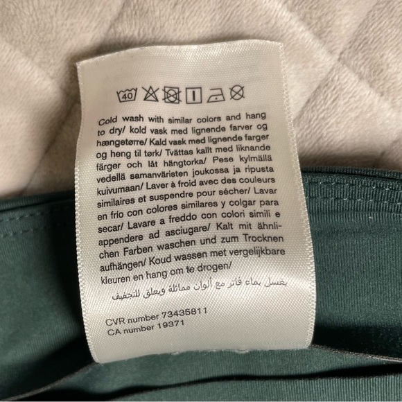 Girlfriend Collective Jade Green Compressive High Rise Leggings Size XS - Picture 7 of 11